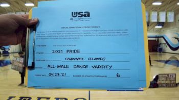 Channel Islands High School [All Male Dance Varsity] 2021 USA Spirit & Dance Virtual National Championships