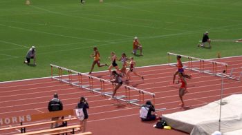 100 Meter Hurdles - University:College Women (Timed Final) Heat 8