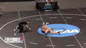 124 lb Quarterfinal, Shelby Moore, McKendree vs Aspen Blasko, GVSU