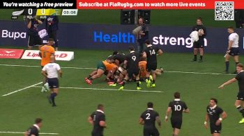 Caleb Clarke Scores The First Try Of The 2025 Bledisloe Cup