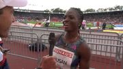 Tobi Amusan Prevails In Women's 100m Hurdles In Cold Conditions