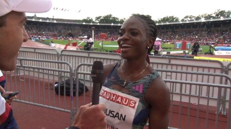 Tobi Amusan Prevails In Women's 100m Hurdles In Cold Conditions