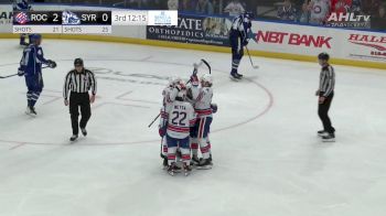 Mason Jobst Scores His Second Goal Of Game 3 To Give Rochester A 3-0 Lead Over Syracuse