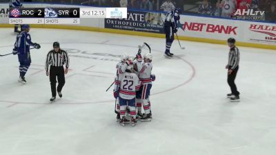 Mason Jobst Scores His Second Goal Of Game 3 To Give Rochester A 3-0 Lead Over Syracuse