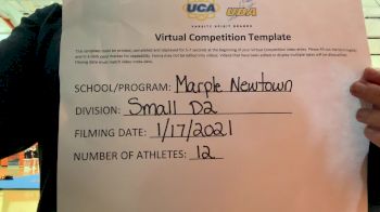 Marple-Newtown High School [Small VA DII] 2021 UCA January Virtual Challenge