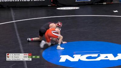 125 lb 7th, Eric Barnett, Wisconsin vs. Brandon Kaylor, Oregon State