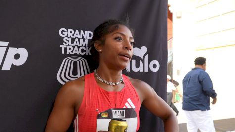 Tia Jones Ran The 100m For The First Time Since 7th Grade At Grand Slam Track: Miami