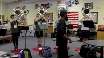 The Cadets Tubas Warm Up @ March Camp