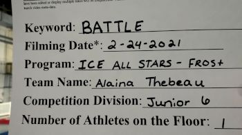 ICE - Alaina_Thebeau - Finals [Junior Athlete] 2021 Battle In The Arena