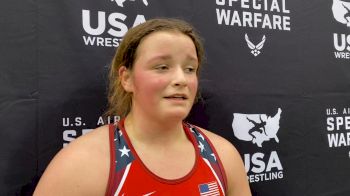 Jayden Moehle, 16U Girls' Folkstyle Nationals Champion At 235 lbs.