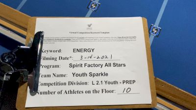 Spirit Factory Youth Sparkle L2 1 Youth Prep 21 Beast Of The East Virtual Championship