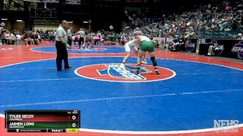 3A-190 1st Place Match - Tyler Secoy (Columbus) vs. Jaimen Long (Adairsville)