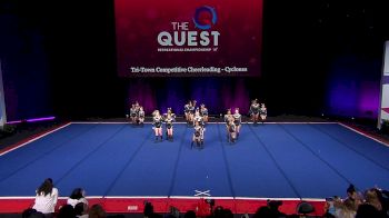 Tri-Town Competitive Cheerleading - Cyclones [2022 L1 Performance Rec - 14Y (NON) - Large Finals] 2022 The Quest