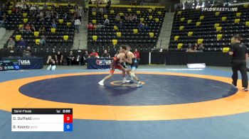 55 kg Semifinal - Brady Koontz vs Dalton Duffield