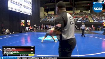 157 lbs Prelim Round 1 - Maxwell Kiel, Belmont Abbey vs Cooper Warshel, Pitt-Johnstown