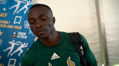 South Florida's Saminu Abdul-Rasheed Locked In For His 100m Prelim