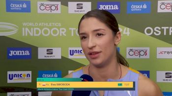 Ewa Swoboda 'Satisfied' With 7.07 60m In Ostrava