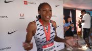 Aaliyah McCormick Reflects on Pro Debut, Signing With On & Rapid Growth Since NCAA Championships | Post-Race Interview 2026 USATF