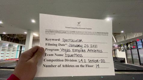 Vegas Empire Athletics - Dauntless [L4.2 Senior - D2] 2021 ATC International Virtual Championship