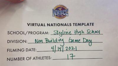 Skyline High School - Sammamish [Virtual Varsity Non Building Game Day Finals] 2021 UCA National High School Cheerleading Championship