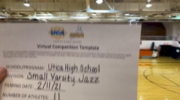 Utica High School [Small Varsity - Jazz] 2021 UDA Spirit of the Midwest Virtual Challenge