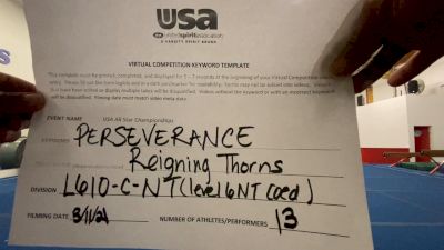 Gem Of Jewels - Reining Thorns [L6 International Open Coed - NT] 2021 USA All Star Virtual Championships