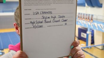 Skyline High School [High School - Band Chant - Cheer] 2021 USA Virtual West Coast Spirit Championships