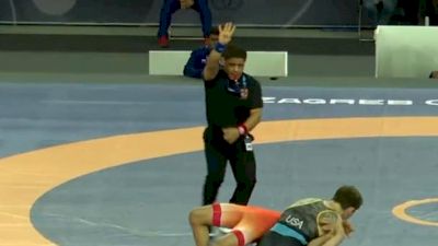 61 kg Round 4 - Austin DeSanto, USA vs Aman Aman, IND