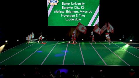 Baker University [2026 Open All Girl - Game Day Semis] 2026 UCA & UDA College Cheerleading and Dance Team National Championship