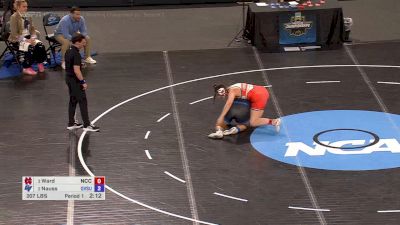 207 lb Semifinal, Sabrina Nauss, Grand Valley State vs Caroline Ward, North Central