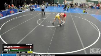 Bryson Thomsen&nbsp;&nbsp;over&nbsp;Brycen Woodward