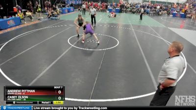 Casey Olson&nbsp;&nbsp;over&nbsp;Andrew Pittman