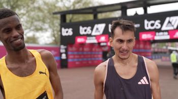 Great Britian's Emile Cairess & Mahamed Mahamed Go 3-4 In London Marathon