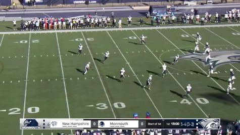 Highlights: Monmouth vs New Hampshire | 2024 CAA Football