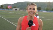 Gabbi Jennings After Winning The TEN 1500m