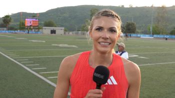 Gabbi Jennings After Winning The TEN 1500m