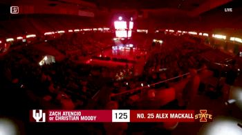 125 lbs Christian Moody, Oklahoma vs. Alex Mackall, Iowa State