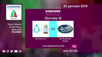 2019 Club Italia Crai vs Igor Gorgonzola Novara