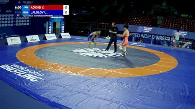 65 kg Quarterfinal, Yoshinosuke Aoyagi, JPN vs Umidjon Jalolov, UZB