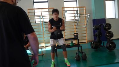 Coach Yianni Putting Ben Honis Through A Circuit