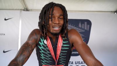 Max Thomas Places 3rd in 200m, Speaks on Going Pro, Injury Comeback & Lane 9 Final | Post-Race Interview 2026 USATF