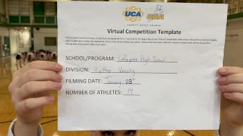 Lafayette High School [Varsity - Hip Hop] 2021 UDA South Spring Virtual Dance Challenge