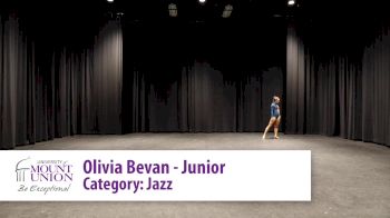 Olivia Bevan - University of Mount Union (College Solo -- Jazz)