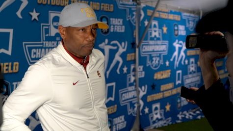 Coach Quincy Watts After USC Men's NCAA Track and Field Championship Team Win