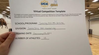 Smoky Hill High School [Game Day Small Varsity - Non-Tumble] 2021 UCA February Virtual Challenge