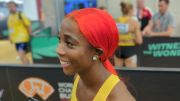Shelly-Ann Fraser-Pryce Has The Fire At End Of The Rocket
