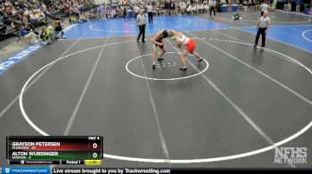 Grayson Petersen&nbsp;over&nbsp;Alton Wurdinger