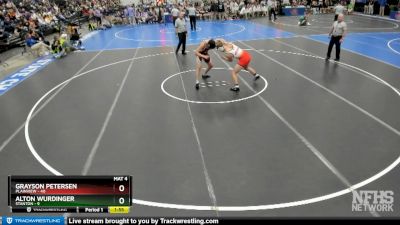 Grayson Petersen&nbsp;over&nbsp;Alton Wurdinger