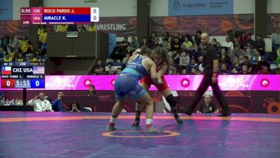 62 kg Bronze Medal Match - Kayla Miracle, USA vs Javiera Roco, CHI
