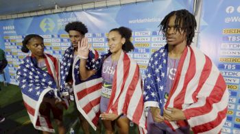 Team USA Finds Gold, World Record In The Mixed 4x400m Final At World U20 Championships